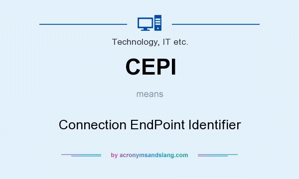 What does CEPI mean? It stands for Connection EndPoint Identifier