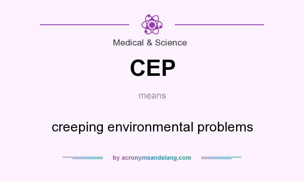 What does CEP mean? It stands for creeping environmental problems