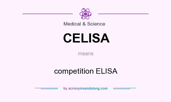 What does CELISA mean? It stands for competition ELISA