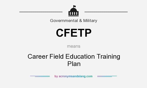 What does CFETP mean? It stands for Career Field Education Training Plan