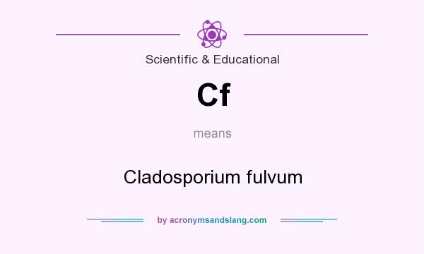 What does Cf mean? It stands for Cladosporium fulvum
