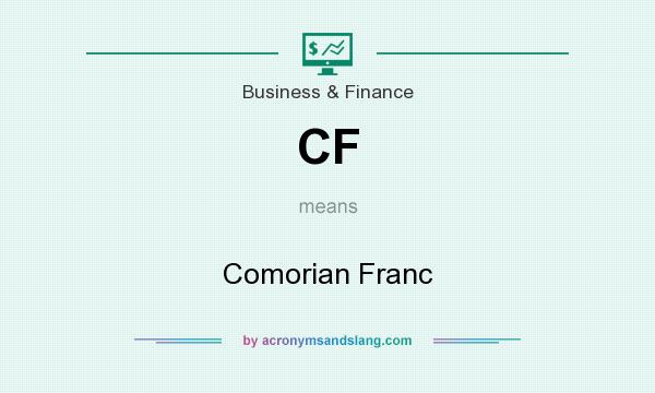 What does CF mean? It stands for Comorian Franc