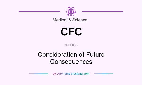 What does CFC mean? It stands for Consideration of Future Consequences
