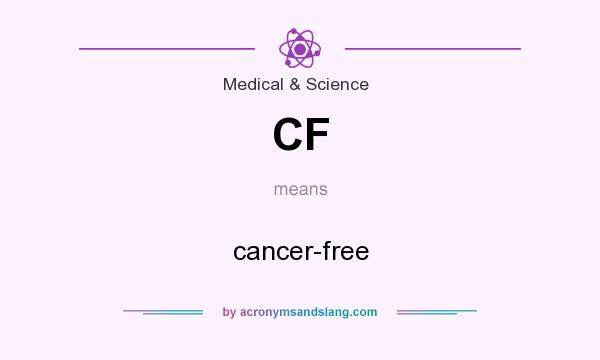 What does CF mean? It stands for cancer-free