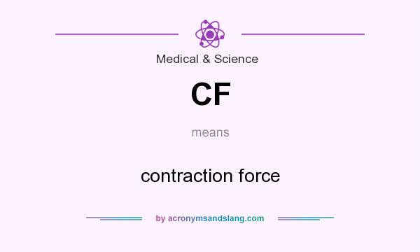 What does CF mean? It stands for contraction force