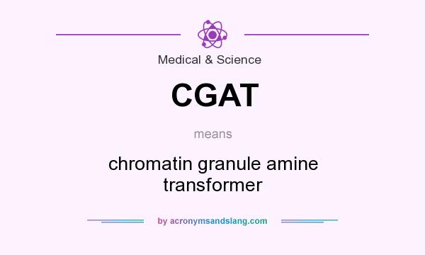 What does CGAT mean? It stands for chromatin granule amine transformer