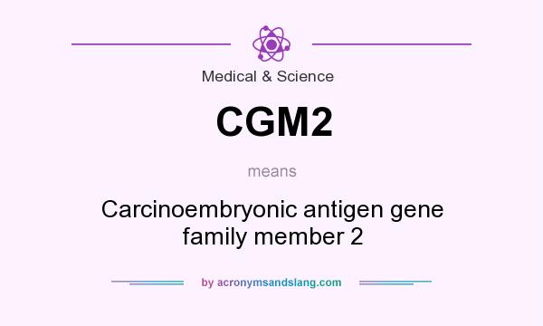 What does CGM2 mean? It stands for Carcinoembryonic antigen gene family member 2