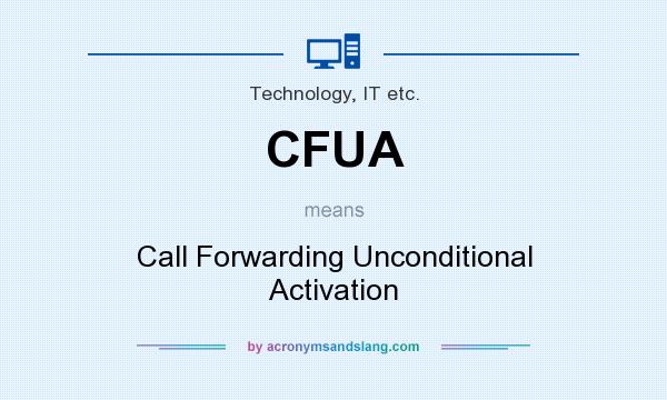 What does CFUA mean? It stands for Call Forwarding Unconditional Activation
