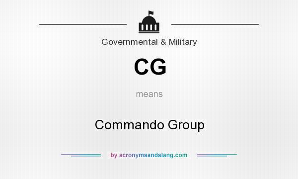 What does CG mean? It stands for Commando Group