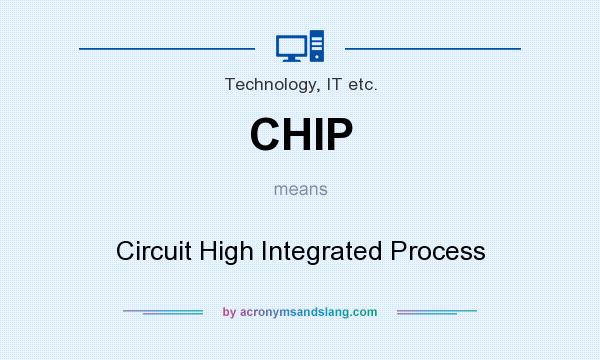 What does CHIP mean? It stands for Circuit High Integrated Process