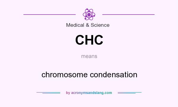What does CHC mean? It stands for chromosome condensation