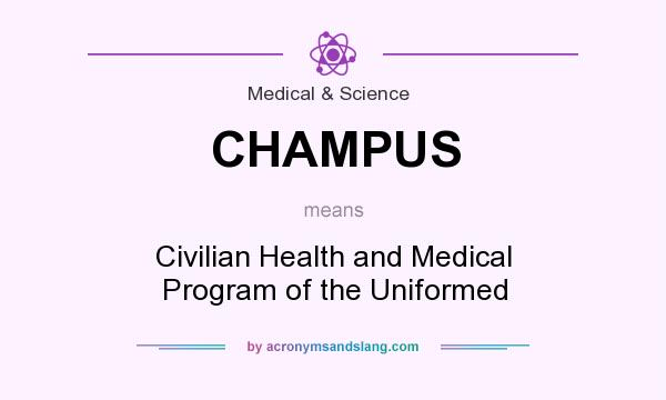 What does CHAMPUS mean? It stands for Civilian Health and Medical Program of the Uniformed
