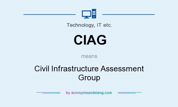 What does CIAG mean? It stands for Civil Infrastructure Assessment Group