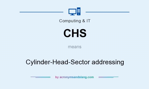 What does CHS mean? It stands for Cylinder-Head-Sector addressing