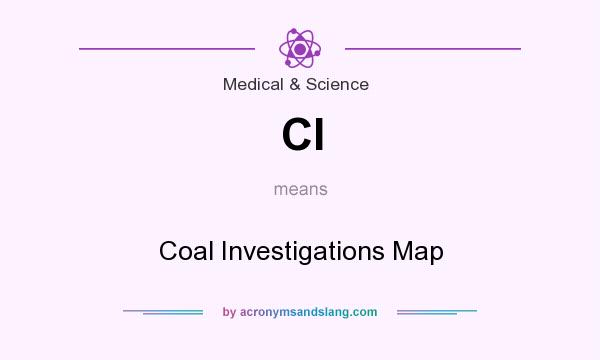What does CI mean? It stands for Coal Investigations Map