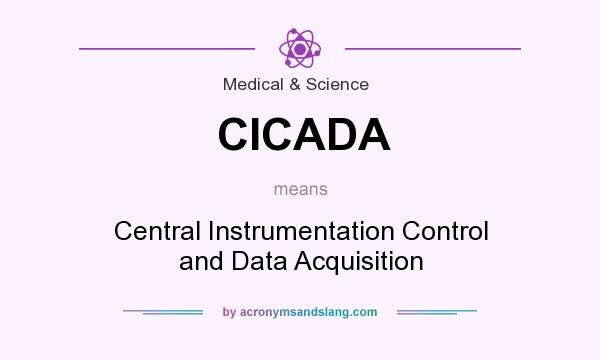 What does CICADA mean? It stands for Central Instrumentation Control and Data Acquisition