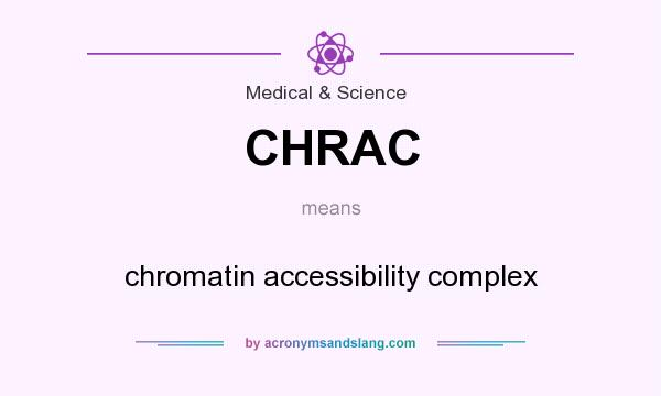 What does CHRAC mean? It stands for chromatin accessibility complex