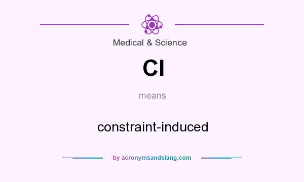 What does CI mean? It stands for constraint-induced