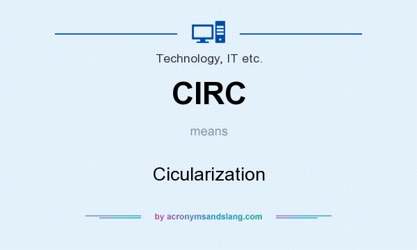 What does CIRC mean? It stands for Cicularization