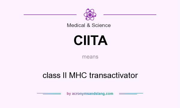 What does CIITA mean? It stands for class II MHC transactivator