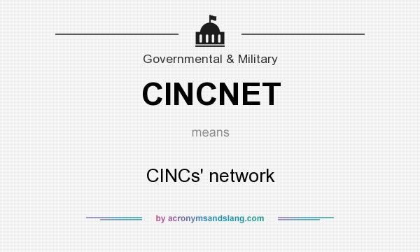 What does CINCNET mean? It stands for CINCs` network