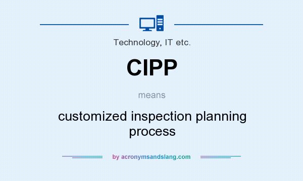 What does CIPP mean? It stands for customized inspection planning process