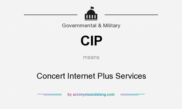 What does CIP mean? It stands for Concert Internet Plus Services