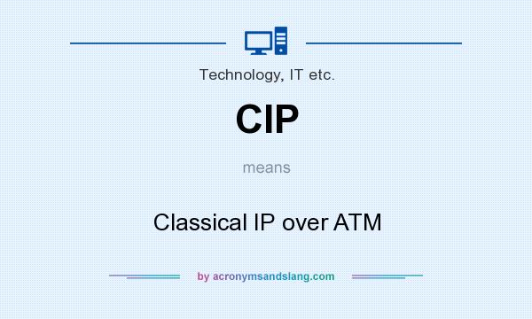 What does CIP mean? It stands for Classical IP over ATM