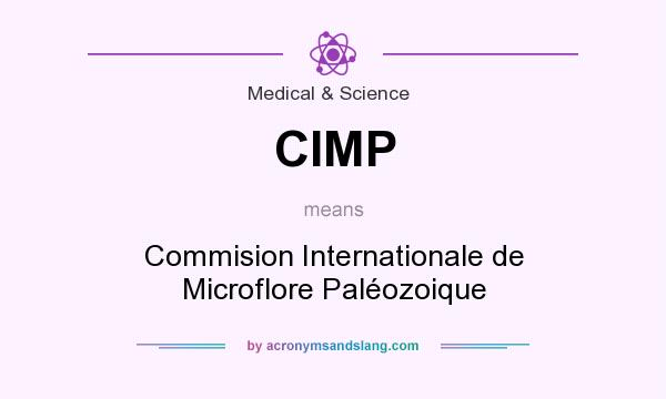 What does CIMP mean? It stands for Commision Internationale de Microflore Paléozoique