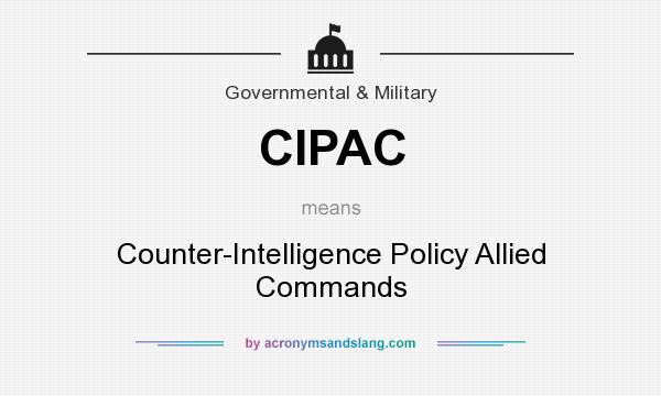 What does CIPAC mean? It stands for Counter-Intelligence Policy Allied Commands