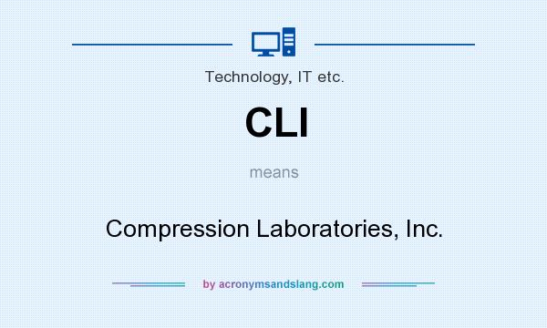 What does CLI mean? It stands for Compression Laboratories, Inc.