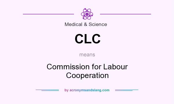 What does CLC mean? It stands for Commission for Labour Cooperation