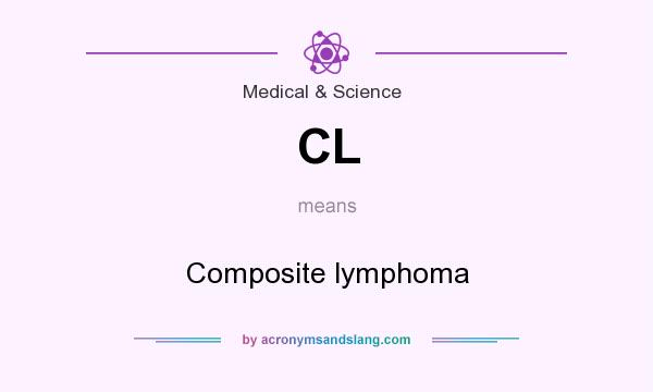 What does CL mean? It stands for Composite lymphoma