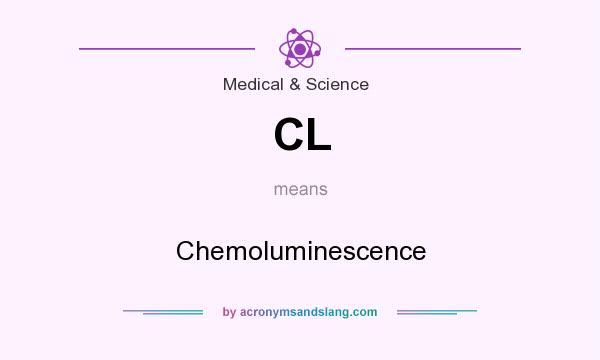 What does CL mean? It stands for Chemoluminescence