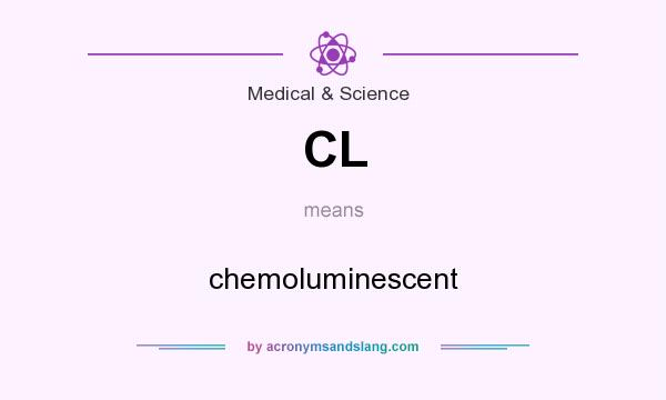 What does CL mean? It stands for chemoluminescent