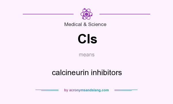 What does CIs mean? It stands for calcineurin inhibitors