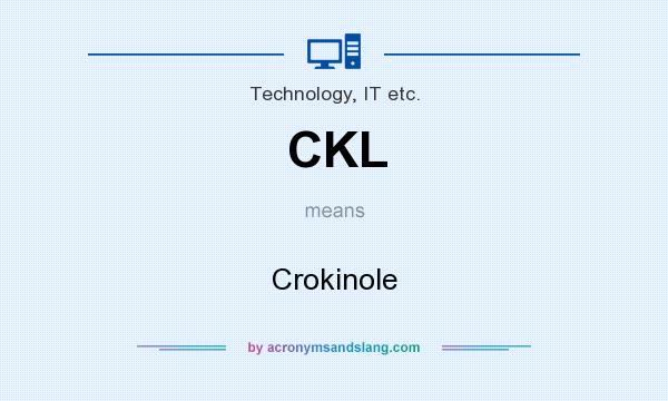 What does CKL mean? It stands for Crokinole