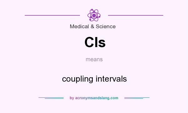 What does CIs mean? It stands for coupling intervals