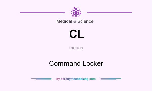 What does CL mean? It stands for Command Locker