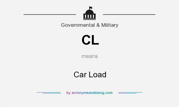 What does CL mean? It stands for Car Load