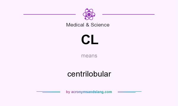 What does CL mean? It stands for centrilobular