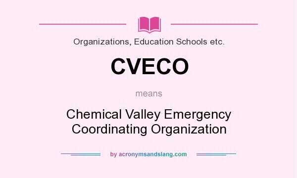 What does CVECO mean? It stands for Chemical Valley Emergency Coordinating Organization