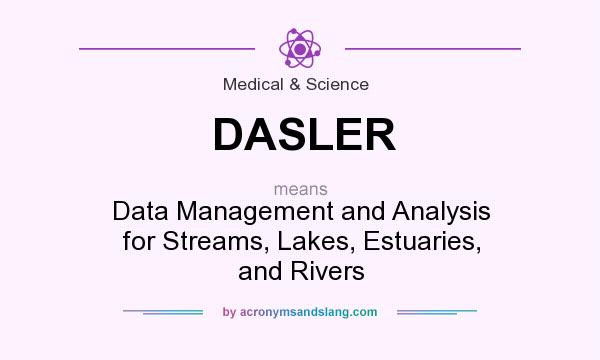 What does DASLER mean? It stands for Data Management and Analysis for Streams, Lakes, Estuaries, and Rivers