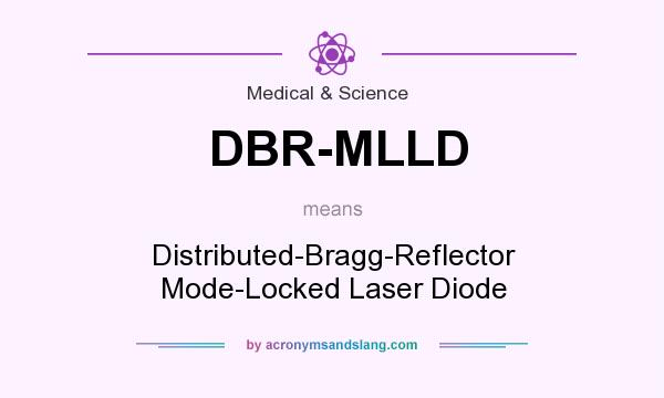 What does DBR-MLLD mean? It stands for Distributed-Bragg-Reflector Mode-Locked Laser Diode