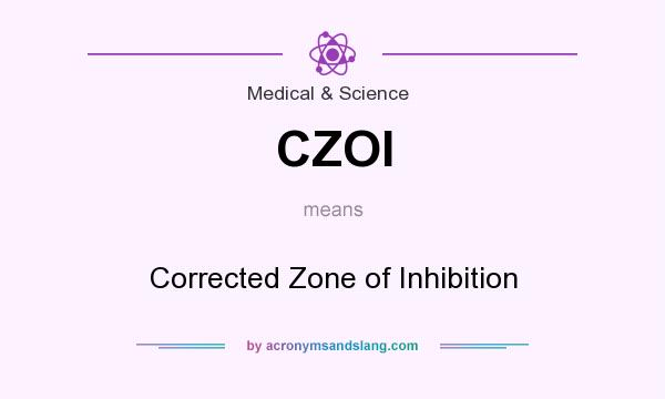 What does CZOI mean? It stands for Corrected Zone of Inhibition