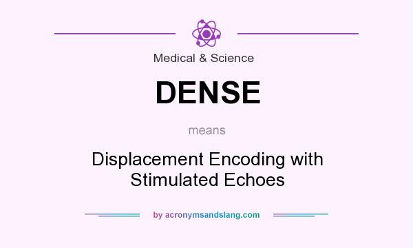 What does DENSE mean? It stands for Displacement Encoding with Stimulated Echoes