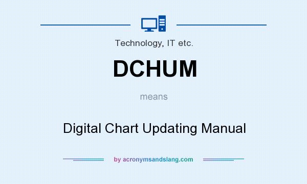 What does DCHUM mean? It stands for Digital Chart Updating Manual