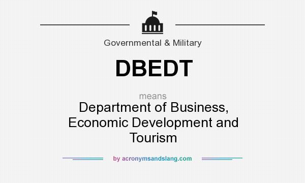 What does DBEDT mean? It stands for Department of Business, Economic Development and Tourism