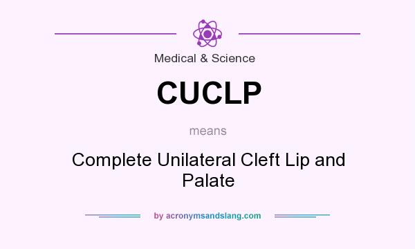 What does CUCLP mean? It stands for Complete Unilateral Cleft Lip and Palate