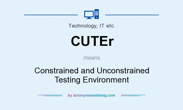 What does CUTEr mean? It stands for Constrained and Unconstrained Testing Environment